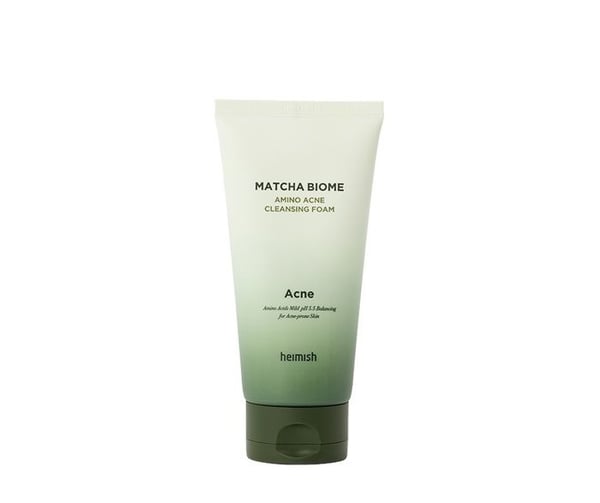 Rengöringsmousse - HEIMISH - Matcha Biome Amino - 150 g - Anti-akne - Icke komedogen