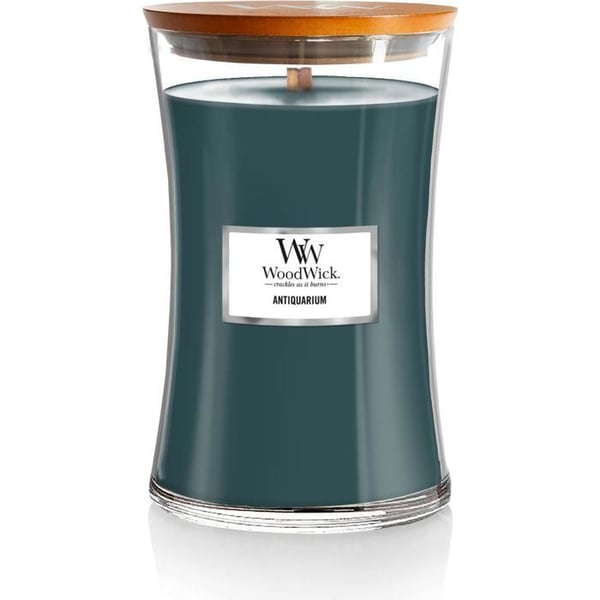 Doftljus - WOODWICK - Antiquarium - 609 g - Sojavax - Kryddig och söt doft