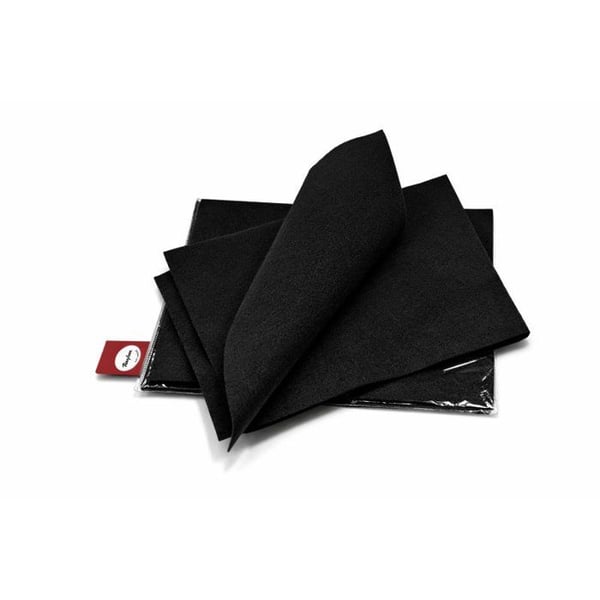 filtbitar, svart, 20x30 cm, tjock. 0,8 - 1mm, 2 bitar