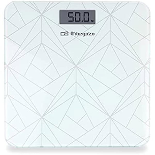 Elektronisk badrumsvåg - ORBEGOZO - PB 2218 - Svart färg - Lätt vikt - Hög precision