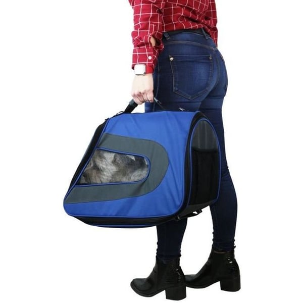 Transportväska - YATEK - Fällbar - Dämpad - Vattentät - 48x27x27 cm - Blå