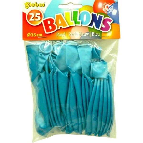 Ballonger - 100 % latex - Himmel - 30 cm - Fylls med luft och helium - Professionell kvalitet