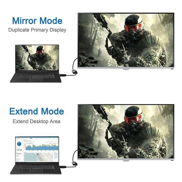 HDMI till VGA-adapter - MOONMINI - Svart - 1080p - Videospelsignalomvandling - PC/HDTV