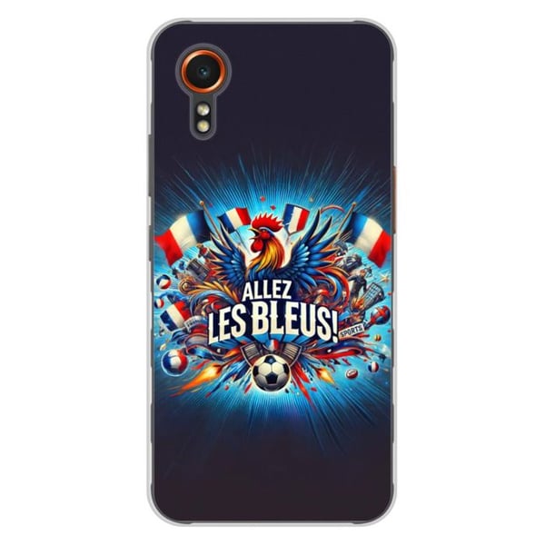 1001Coques - Silikonskal kompatibelt med Samsung Galaxy XCover 7 - Motiv allez les bleus - Originaldesign tryckt i Frankrike 1001Coques - Silikonskal kompatibelt med Samsung Galaxy XCover 7 - Motiv allez les bleus - Originaldesign tryckt i Frankrike