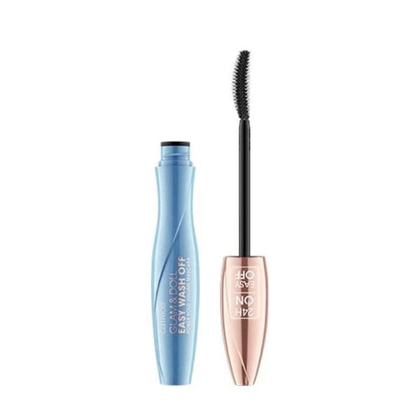 Mascara - CATRICE - Glam & Doll Easy Wash Off Power Hold - Svart - Vattentålig - Vegan