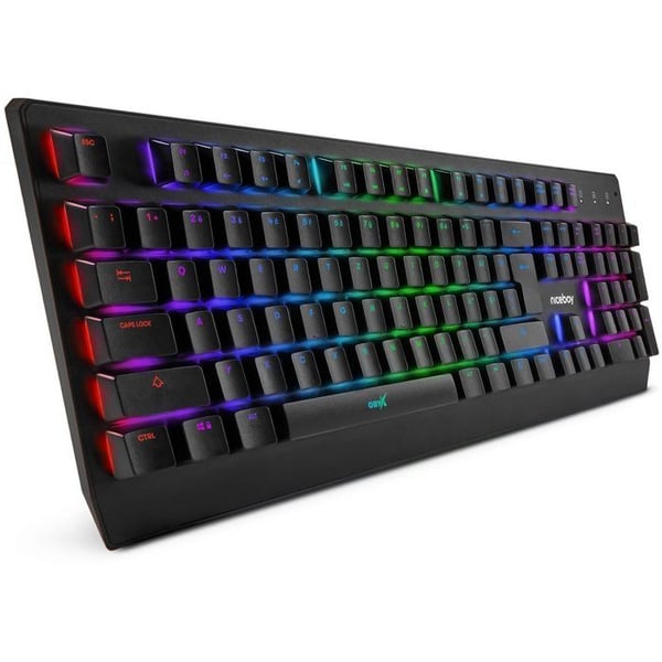 Mekanisk spel-tangentbord - NICEBOY - ORYX K610 Chameleon - RGB-bakgrundsbelysning - Anti-Ghosting - 104 tangenter