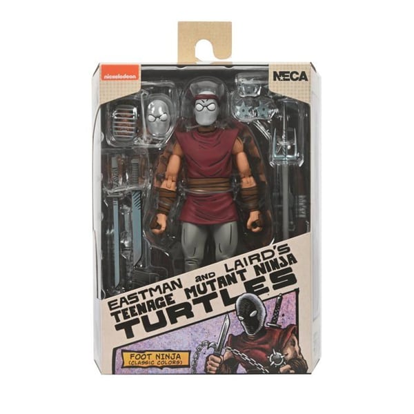 Actionfigur - NECA - Fot Ninja - 18 cm - Sköldpaddor Ninja - Begränsad upplaga