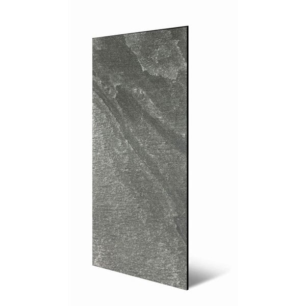 PROVISTON Modulärt väggpanel Akustisk väggpanel 7 - 9 x 520 x 1040 mm Grå skifferstenspanel med stensyfte