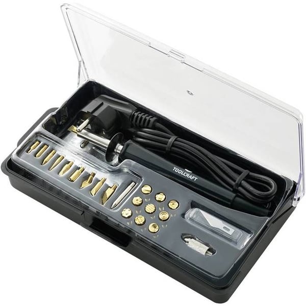 Kit pyrogravur 24 stk TOOLCRAFT MD-30WB 30 W +220 - +580 °C