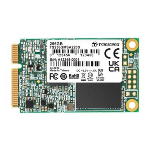 TRANSCEND 128GB MSA220S SATA-600 USB 3.0 SSD-hårddisk