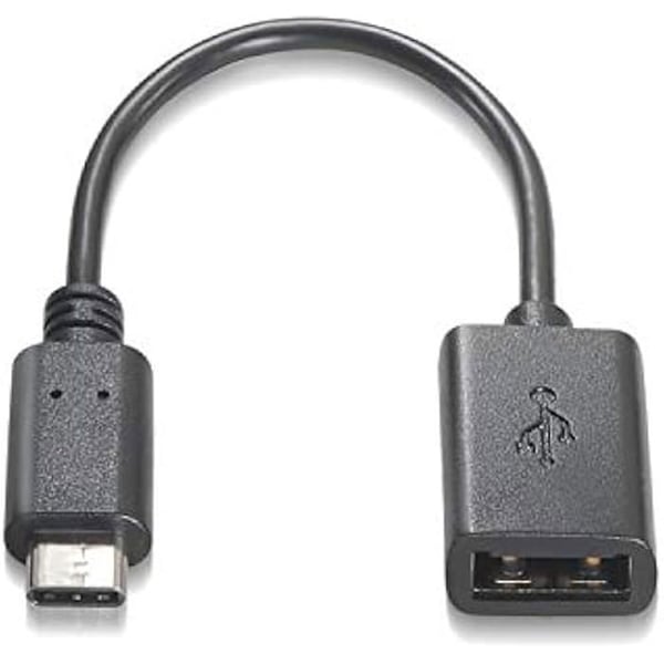 AISENS A107-0059 USB 2.0-kabel, typ USB-C/m-a hona, 15 cm - svart