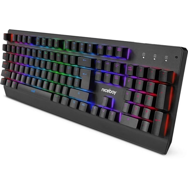 Mekanisk spel-tangentbord - NICEBOY - ORYX K610 Chameleon - RGB-bakgrundsbelysning - Anti-Ghosting - 104 tangenter