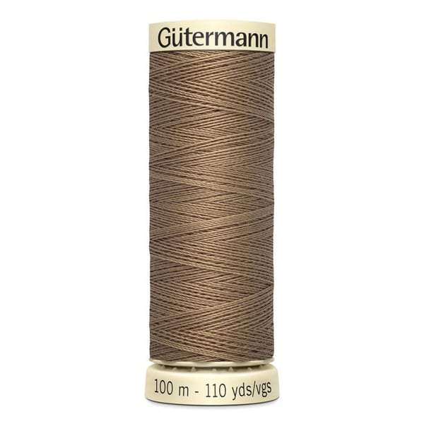 Förpackning med 5 spolar 100m Tråd 100% polyester Gutermann Ref 788988 - Att 850 - vete