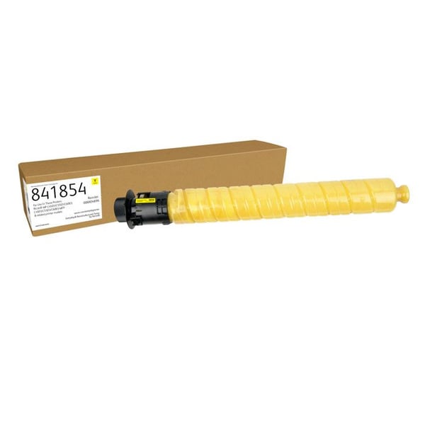 Gul toner - XEROX - Ricoh 841854 - Kapacitet 22500 sidor - Återvunnen toner - Kompatibilitet Ricoh