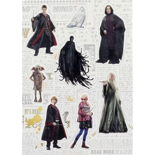 Magnetset - Harry Potter - 8 delar - 100% plast - Dekorativa föremål - Blandat