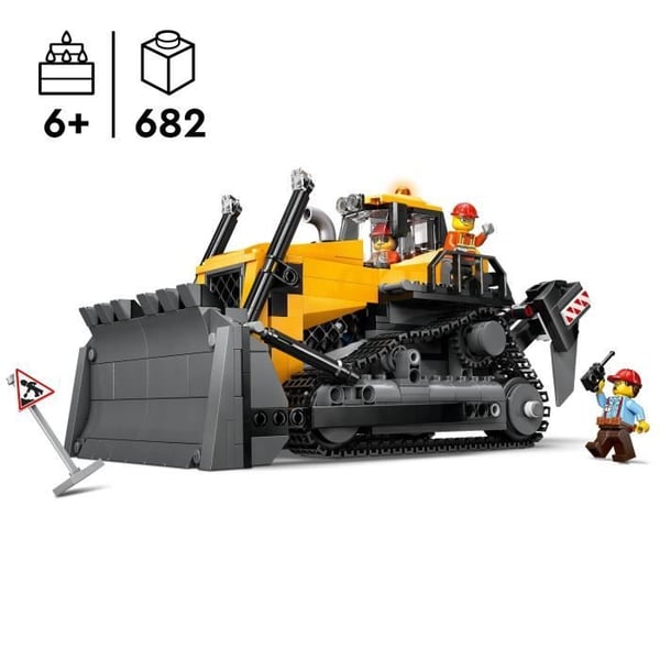 LEGO City 60466 Den Gule Bulldozer - Byggesæt fra 8 år