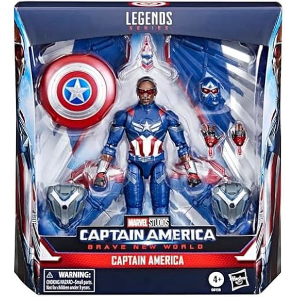 Figur - MARVEL - Captain America: Brave New World - 15 cm - 7 tillbehör - Multikolor