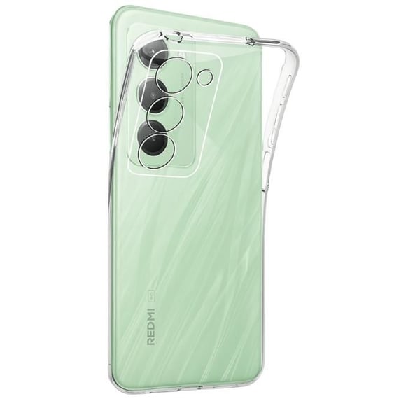 Fodral för Xiaomi Redmi 15 - Transparent silikon gel TPU skydd mjukt ultra tunt Phonillico®