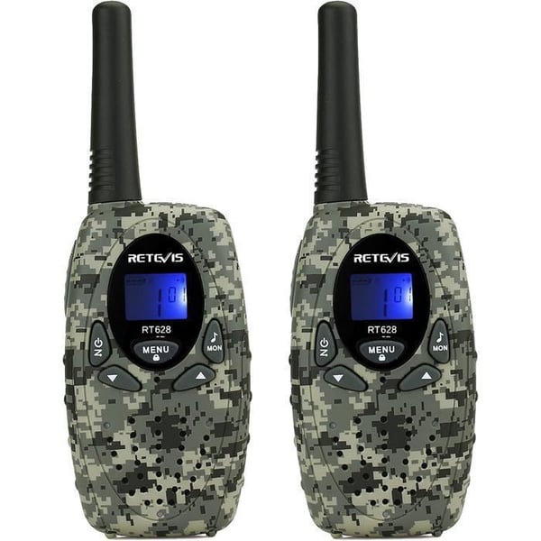 Retevis RT628 Talkie Walkie Barn, Lång Räckvidd för 3-12 År, Leksak Gåvor för Camping Utomhusäventyr (Camouflage)