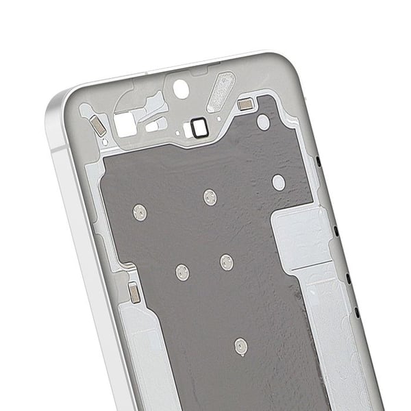 Originalt Centralt Chassi för Galaxy S25 FE Service Pack Samsung Vit