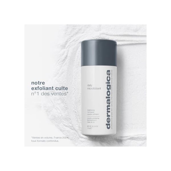 dermalogica - daglig micro-exfoliant - Efter rensning hældes ca. en halv teskefuld daglig microfoliant®