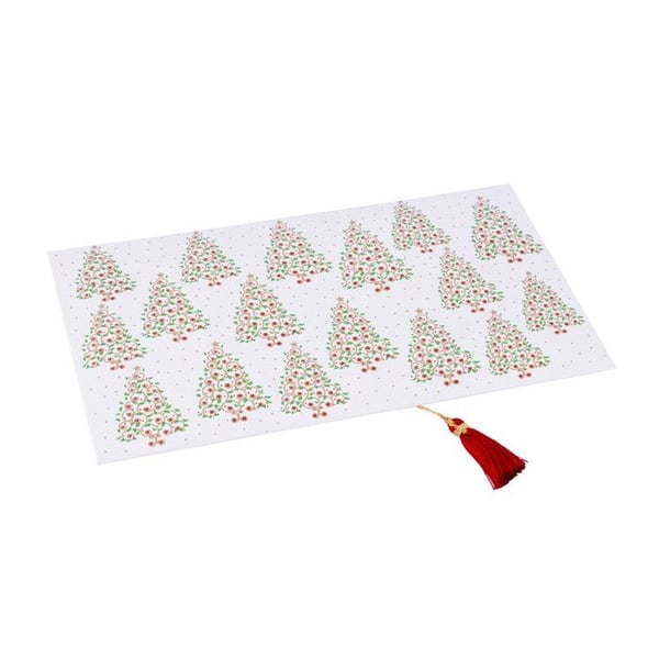 PAPERTREE HOLLY Set med 5 Presentkuvert 19x10cm - Vit/Guld
