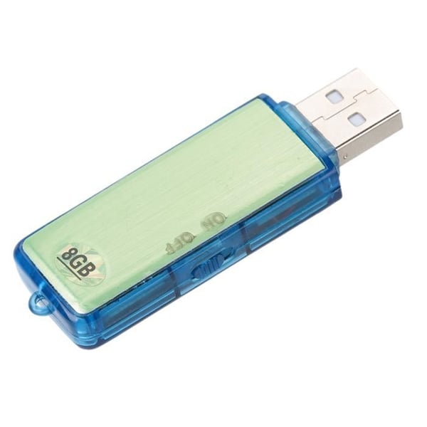 Stemmememo - FHE - Mini digital optager - 8 GB - Automatisk optagelse - Afspilning på PC