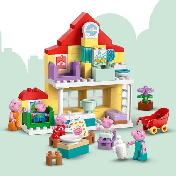 LEGO DUPLO Peppa Pig 10467 Familjehus - Pedagogiskt Spel för Barn från 2 år - Present