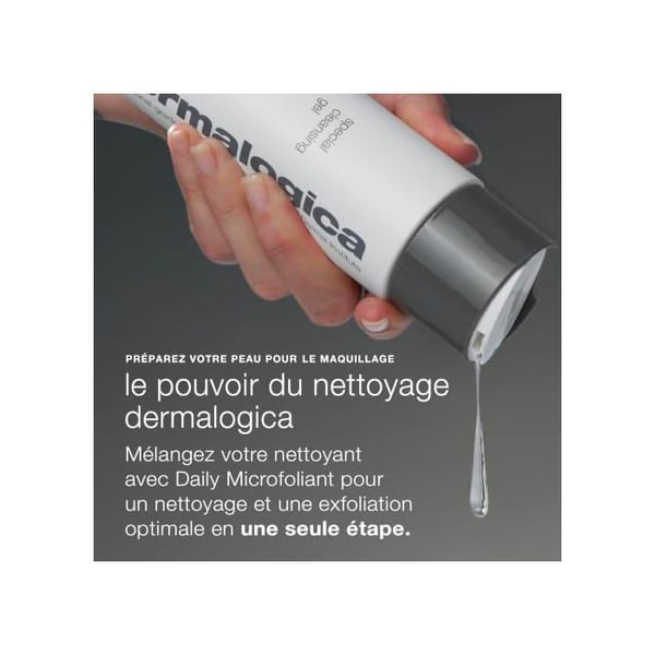 dermalogica - daglig micro-exfoliant - Efter rensning hældes ca. en halv teskefuld daglig microfoliant®