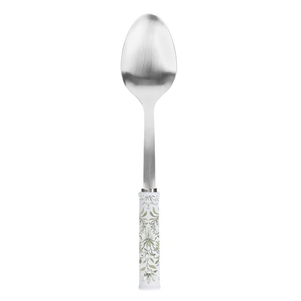 Servingsked i rostfritt stål 33 cm med handtag i keramik - Laura Ashley - Sage Parterre av Pendeford