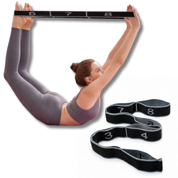 Motståndsband 15 kg – 80 x 3,8 cm, Polybomull och Latex, Fitness, Styrka, Stretching