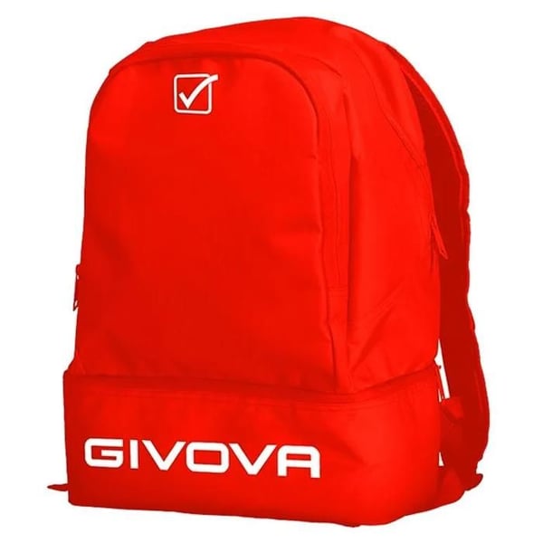 Sportryggsäck - GIVOVA - Europa - Röd - 100% polyester - Separat fack för skor