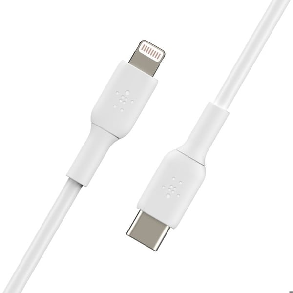 Lightning till USB-C-kabel - BELKIN - CAA003BT2MWH - 2m - Snabb laddning - Kompatibel med iPhone 8 och senare