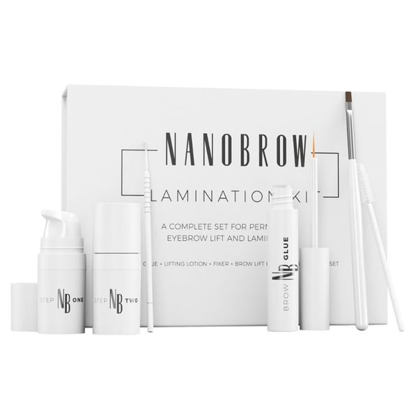 Nanobrow Lamination Kit för ögonbryn - professionell ögonbrynsstyling hemma, DIY-lamineringssats