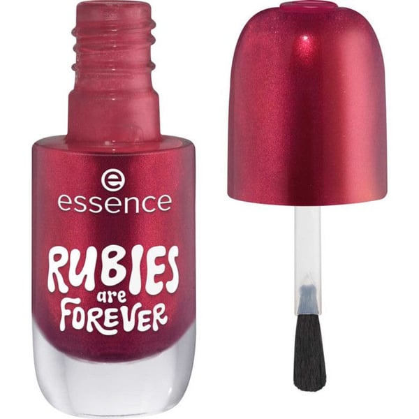 Gel nagellack - ESSENCE - 26 RUBIES are FOREVER - Röd - 8 ml - Glansig gelfinish