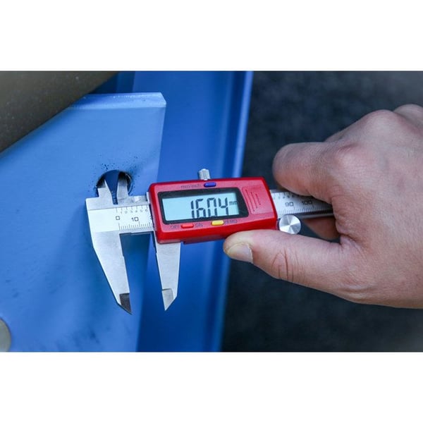 Digitaalinen paksuusmittari, 0-150 mm - KS Tools 300.0532 - Paksuusmittari