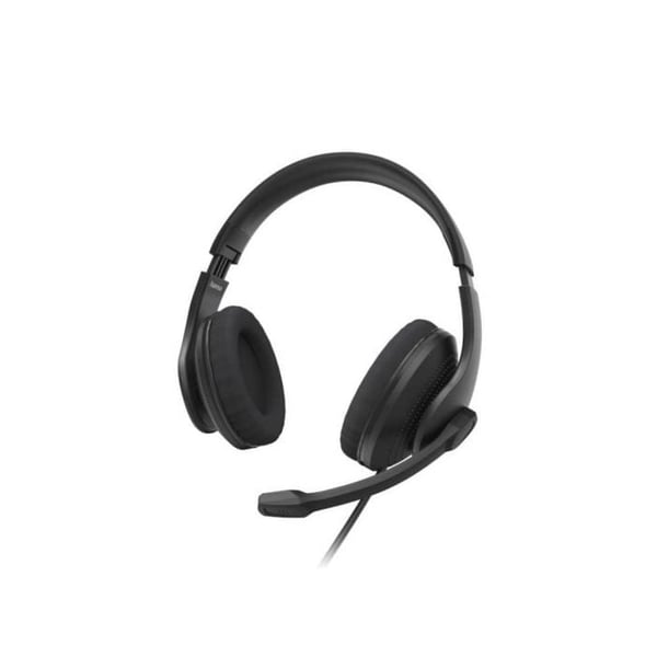 Hörlurar med mikrofon - HAMA - HS-USB300 V2 - Stereo - Trådad - Svart