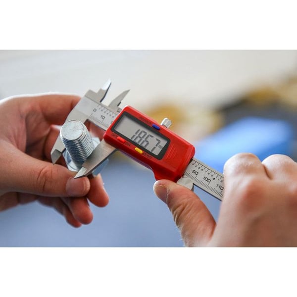 Digitaalinen paksuusmittari, 0-150 mm - KS Tools 300.0532 - Paksuusmittari