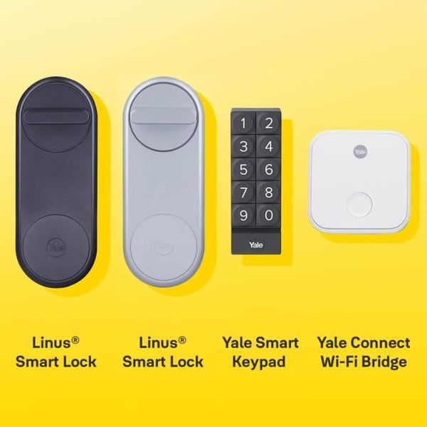 YALE SMART KEYPAD kodtangentbord - Svart - Kompatibel med Linus och utan nycklar