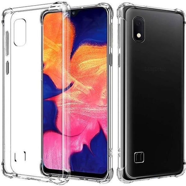 Transparent silikon stötsäkert fodral för Samsung Galaxy A10 [Phonillico®]