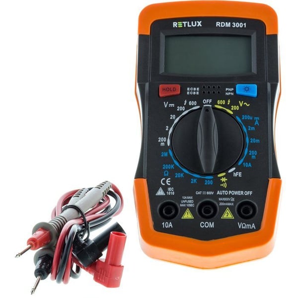 RETLUX Digital Multimeter RDM 3001