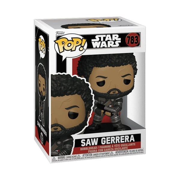 Funko - Star Wars: Andor - Figurine POP! Saw Gerrera 9 cm