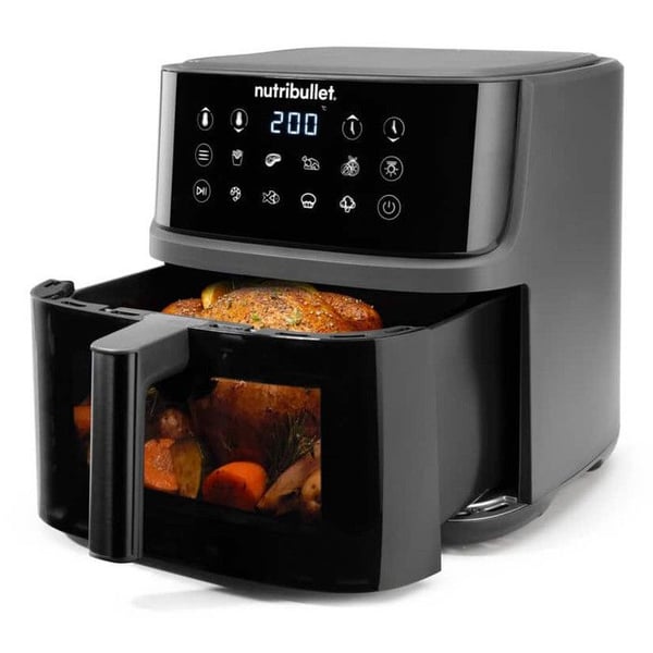 Nutribullet CrispLite Vision NBA0811DG Airfryer 8L 2000W Sort