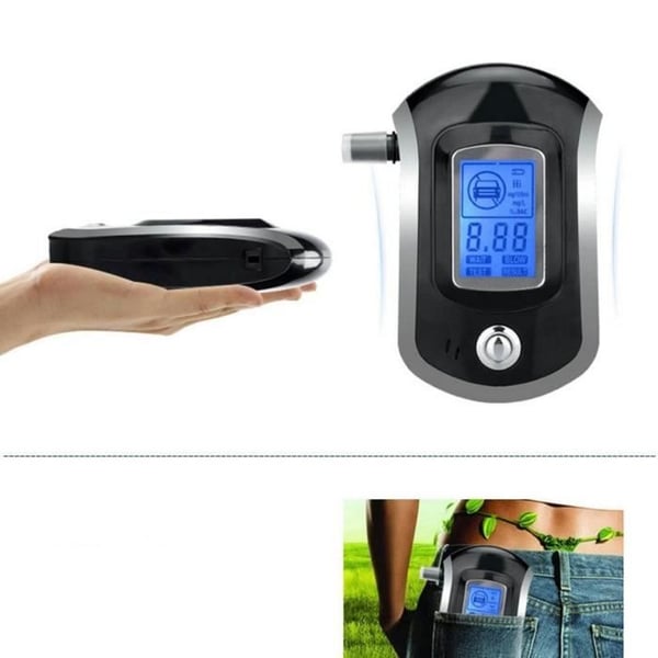 ALS Smart Breath Alcohol Tester Digital LCD Breathalyzer Analyzer AT6000