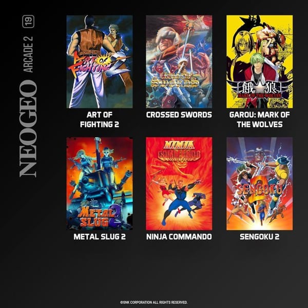 Blaze Evercade - NEOGEO Arcade Collection 2 - Kartong nr 19