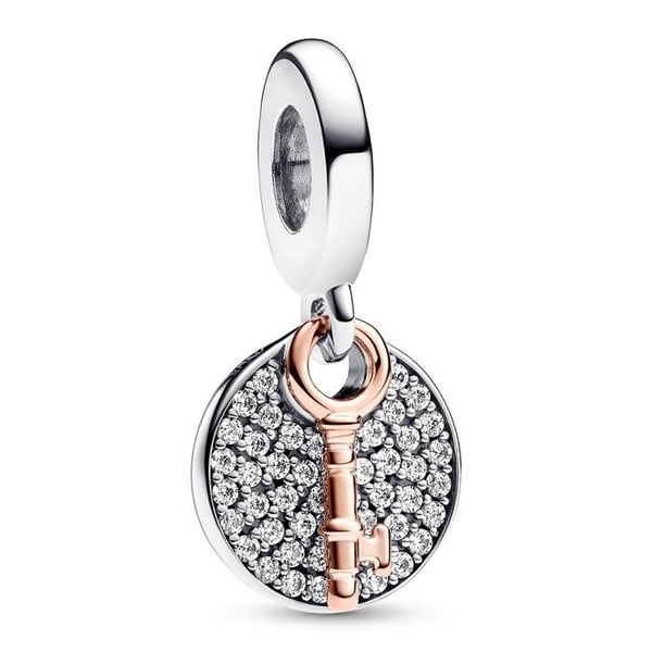 Pendentiv för kvinnor - PANDORA - 783236C01 - Tvåfärgad - Zirkonia - Flerfärgad
