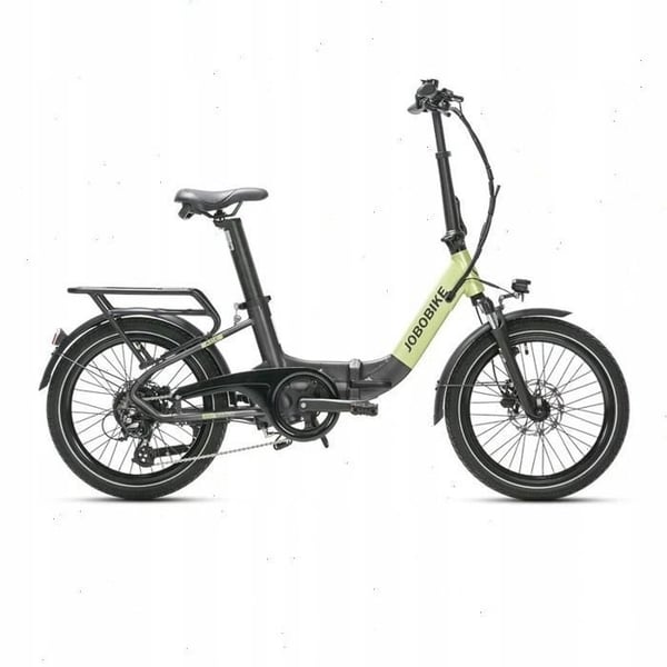 JOBOBIKE Ace - Elcykel - Motor 250 W - Batteri 36 V 10 Ah - Fällbar elcykel - Maxhastighet 25 km/h - Gul
