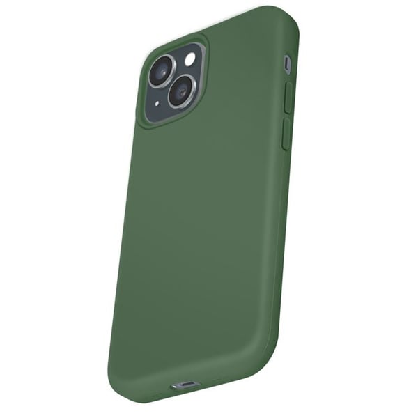 iPhone 15 Plus Premium Collection Färgskinn i TPU Antichock Moxie Kaki
