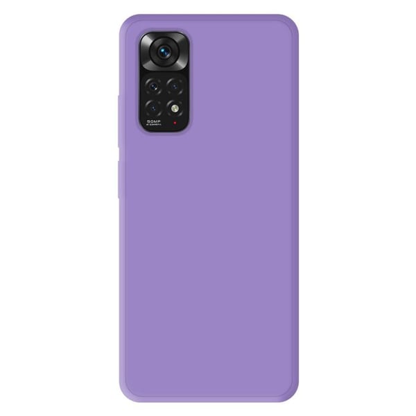 Lila silikonetui - Kompatibel med Xiaomi Redmi Note 11 4G