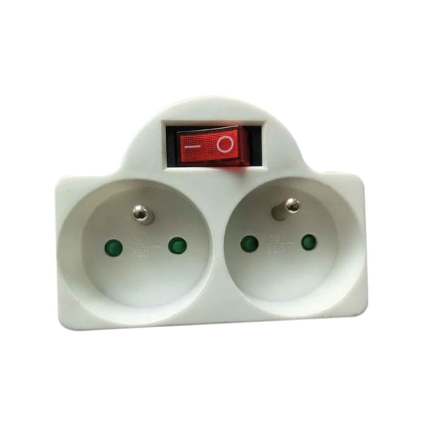 Biplite 2p+t med switch 2 X 2p+t - Dhome